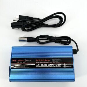 TPE Power Charger 24V 5A Battery Charger AGM GEL SLA LP-2450 New